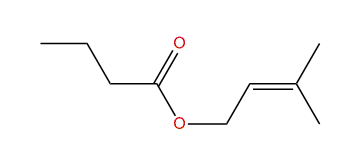 3-Methyl-2-butenyl butyrate